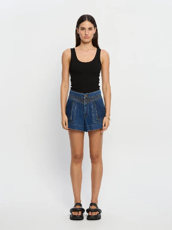 Tallulah Scoop Tank - Black